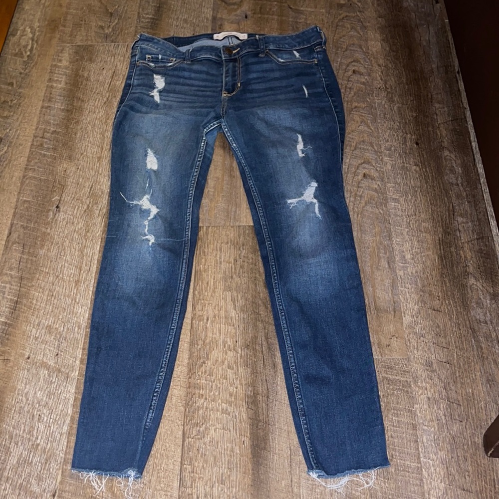 Womens Hollister Low Rise Super Skinny Jeans